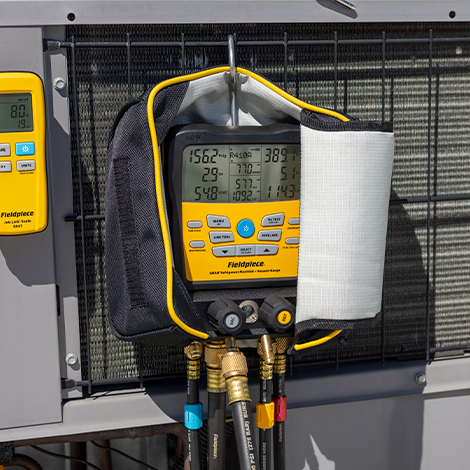 Fieldpiece SM482VINT 4 Port SMAN Manifold With Micron Gauge - Image 8