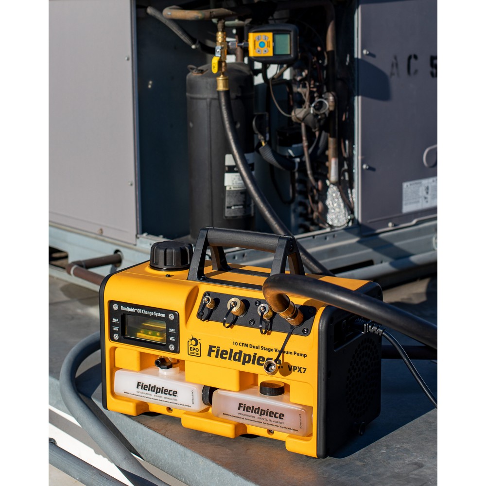 Fieldpiece Runquick VPX7UK Vacuum 10cfm Pump 240v - Image 3