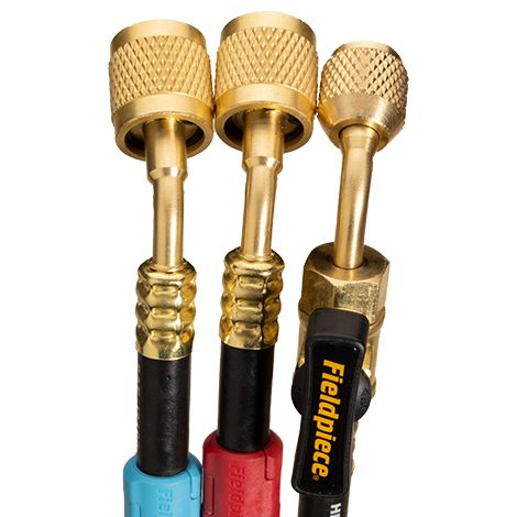 Fieldpiece 1/4 Low Loss Refrigerant Hose Set - Image 8