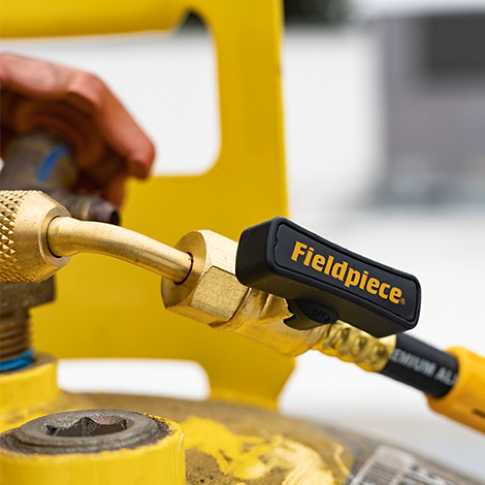Fieldpiece HR3B 1/4 Ball Valve Refrigerant Hose Set - Image 3