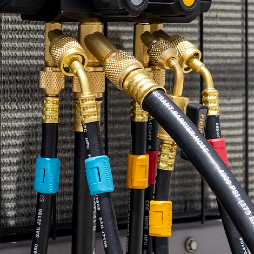 Fieldpiece HR3C 1/4 Low Loss Refrigerant Hose Set - Image 4