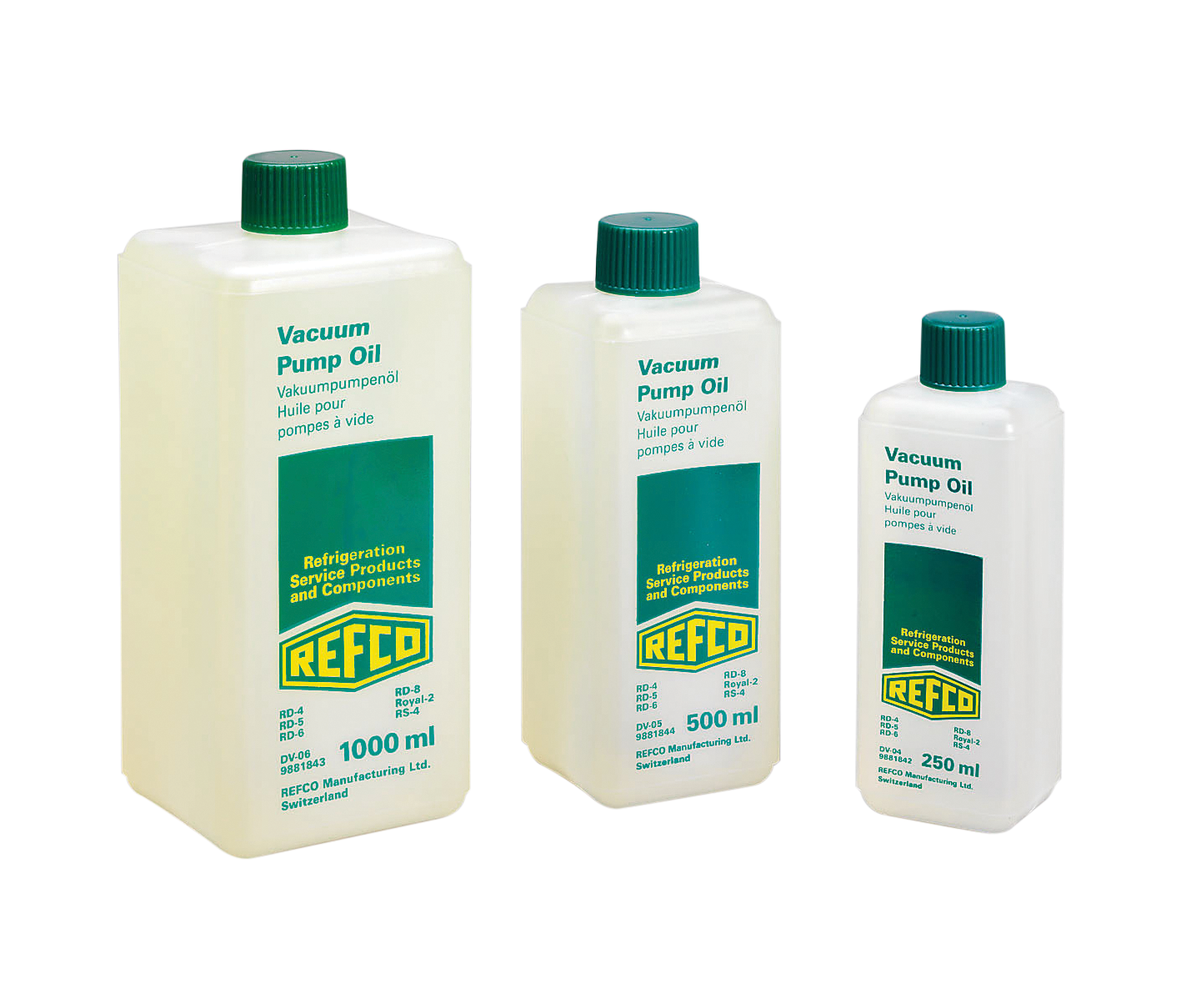 Refco 9881843 vaccum pump oil
