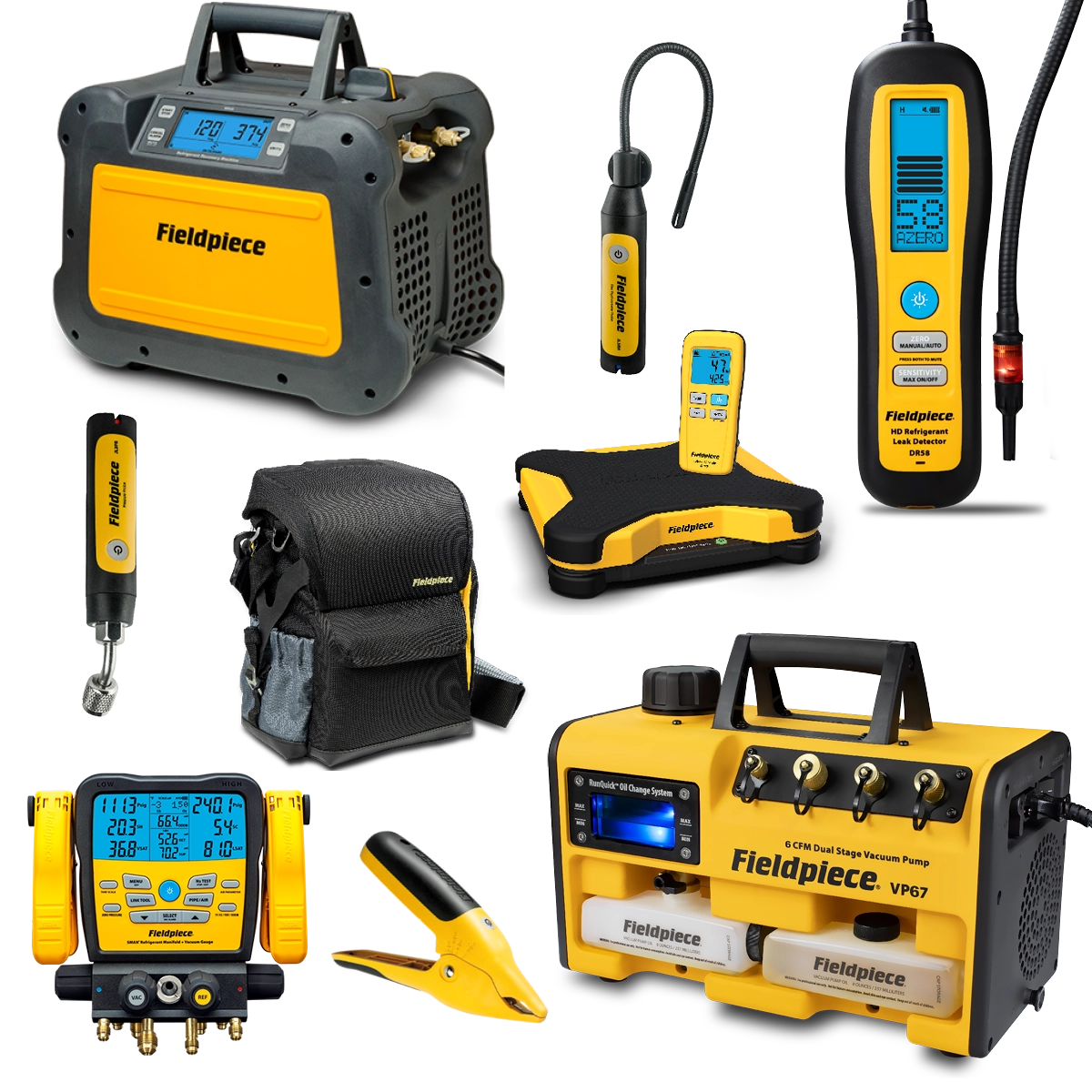 Fieldpiece refrigeration tool kit