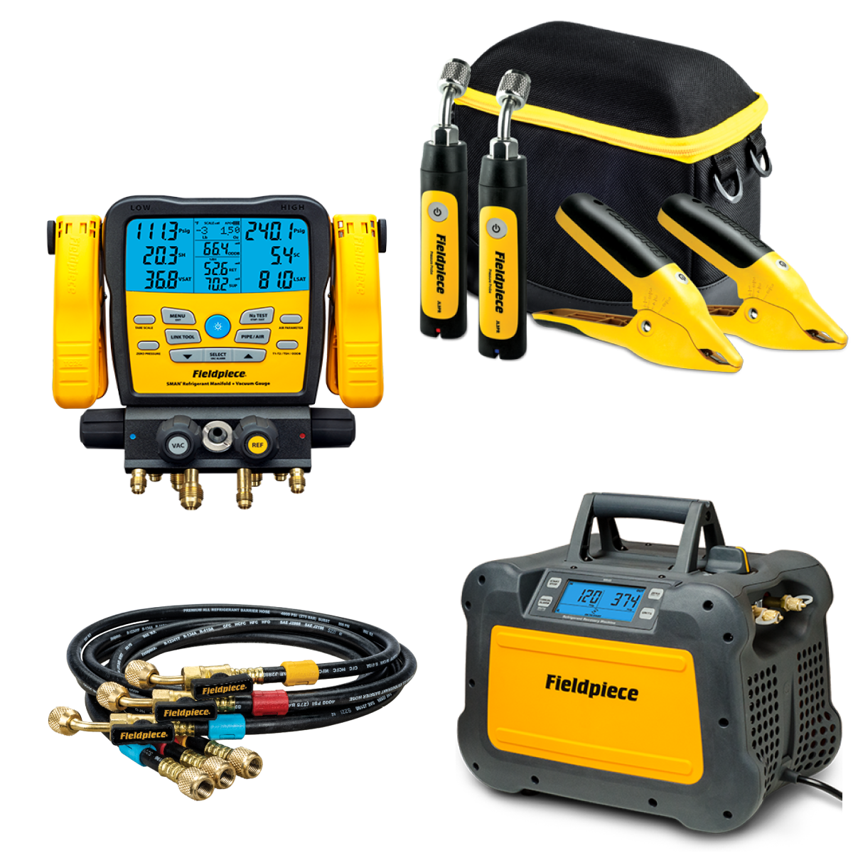 Fieldpiece refrigeration tool kit