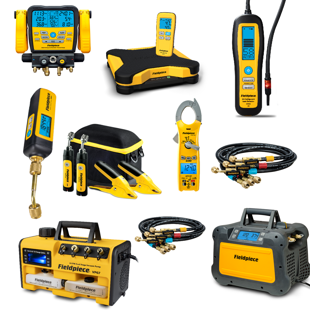 Fieldpiece refrigeration tool kit