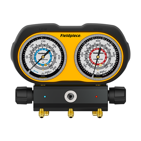 Fieldpiece GS334C analogue manifold