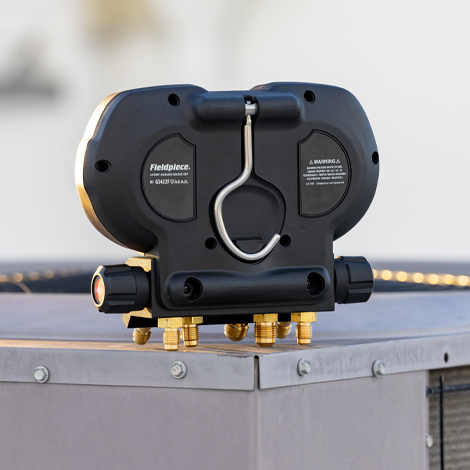 Fieldpiece GS434C Analogue Manifold Refrigeration 4-port  R134A/ R407C R404A/ R4 - Image 3
