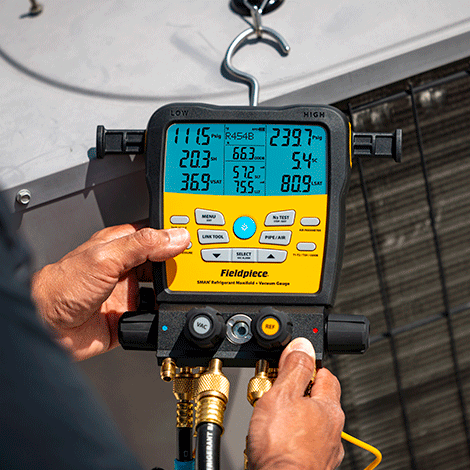 Fieldpiece AC & Refrigeration Manifold & Scales Kit - Image 2