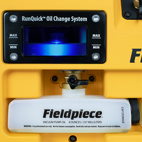 Fieldpiece Runquick VP67UK 6cfm Vacuum Pump Dual Voltage - Image 4