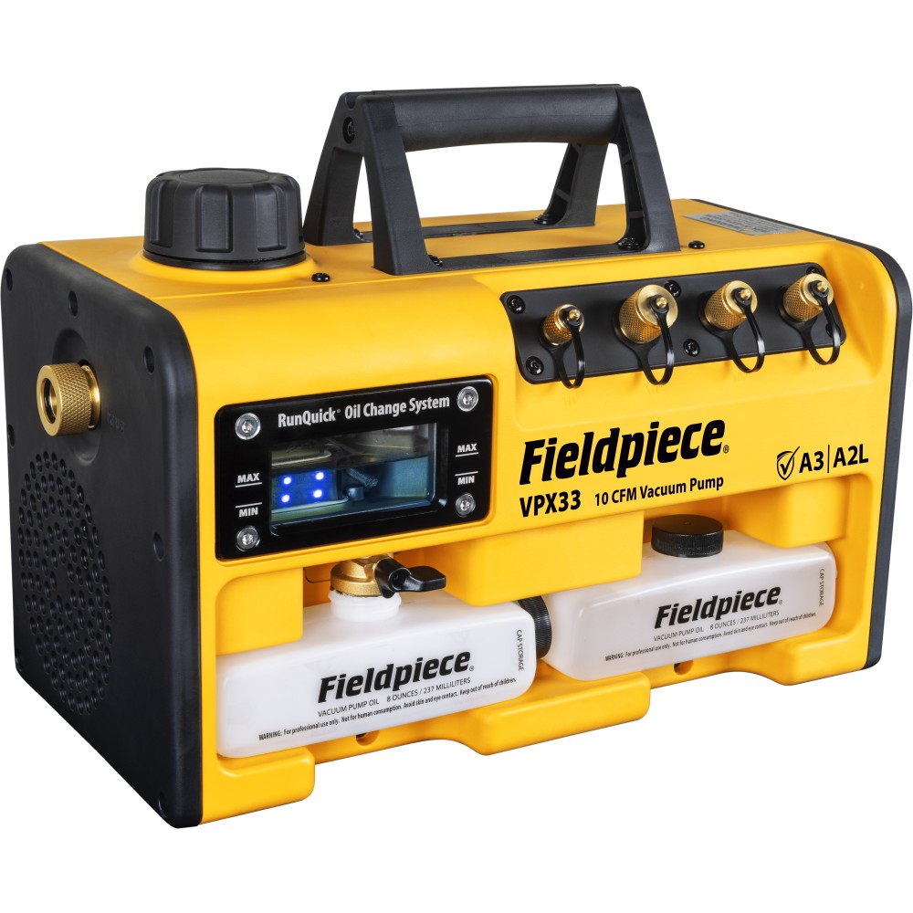 Fieldpiece A3 RunQuick VPX33EU 10cfm Vacuum Pump 230v - ATEX - Image 2