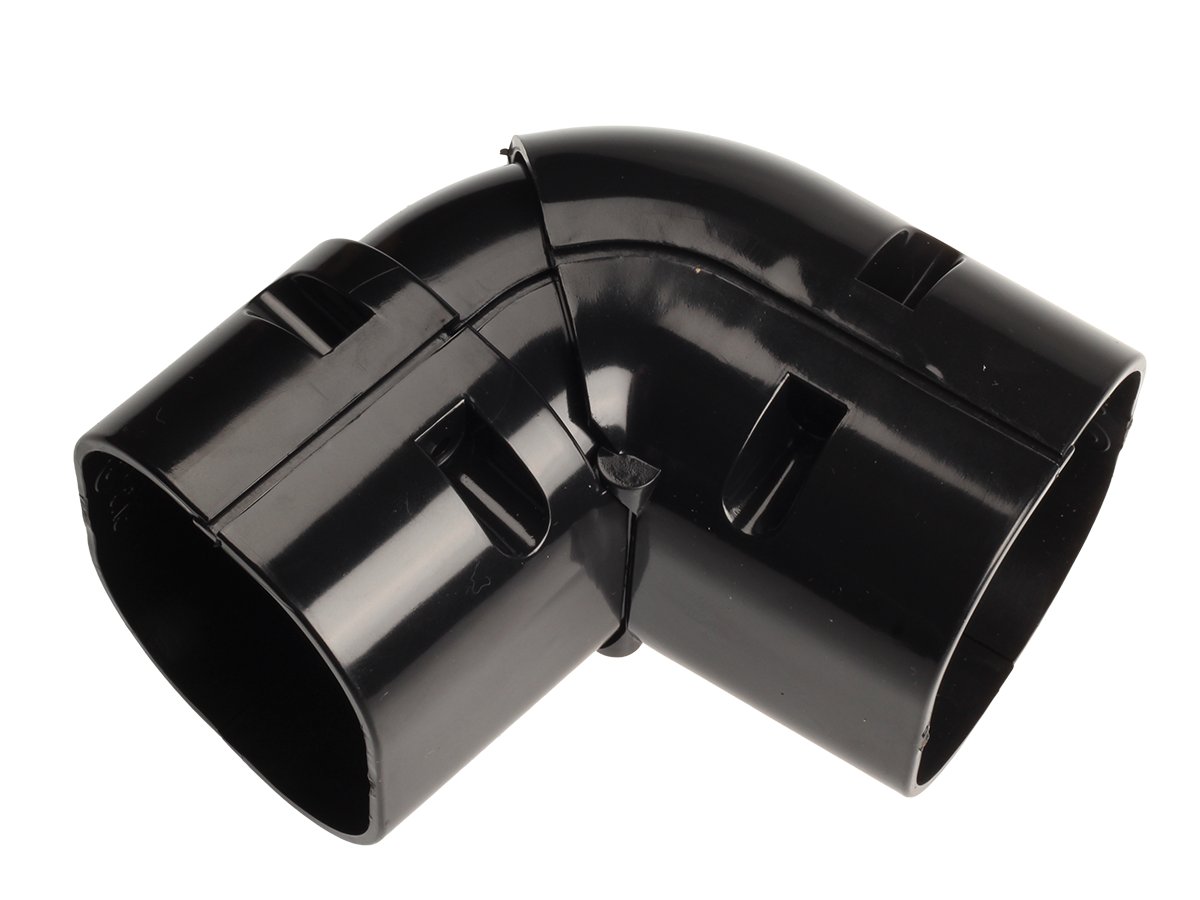 Inoac NZ-75-BK Black Universal Elbow Vertical - Image 2